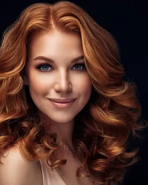Couleur de cheveux cuivré